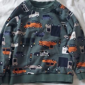 Kids' Vehicle Print Sweatshirt